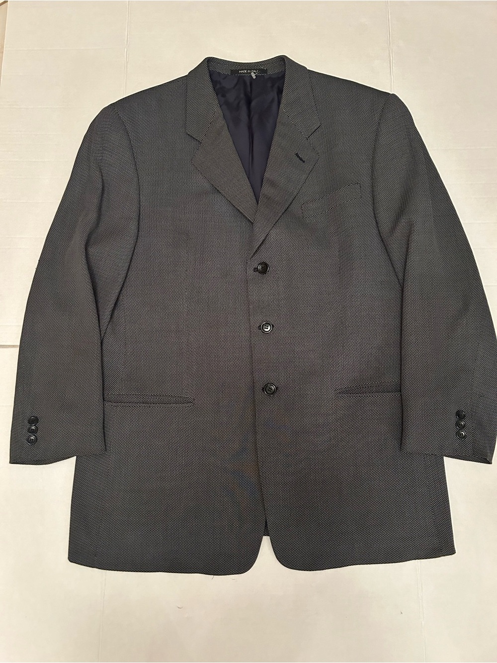 Vintage 90s Giorgio Armani Le
Collezioni Harry Rosen Tweed
Blazer jacket